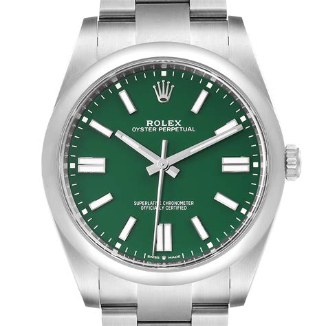 rolex oyster perpetual green price.